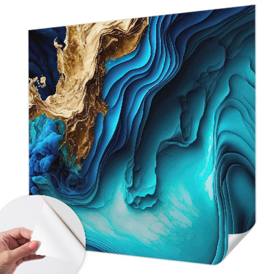 3D fototapet Energivågor