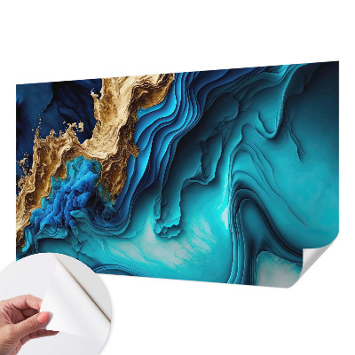 3D fototapet Energivågor