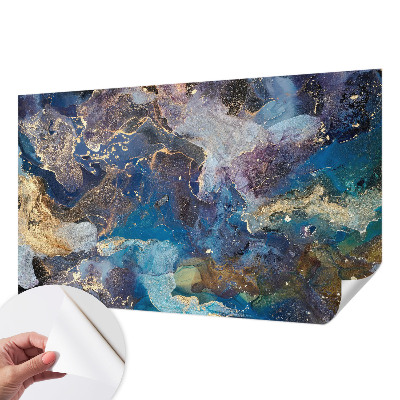 Självhäftande fototapet med ett motiv föreställande en kosmisk mosaik