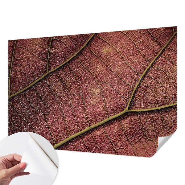 Självhäftande fotovägg Lövaktig konsistens