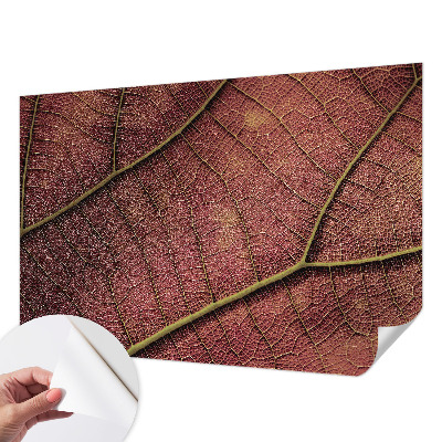 Självhäftande fotovägg Lövaktig konsistens