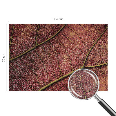 Självhäftande fotovägg Lövaktig konsistens