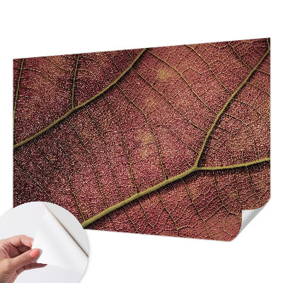 Självhäftande fotovägg Lövaktig konsistens