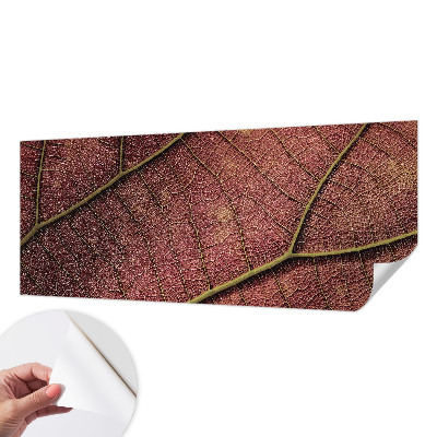 Självhäftande fotovägg Lövaktig konsistens