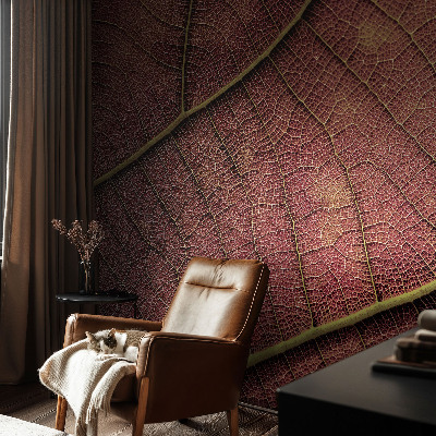 Självhäftande fotovägg Lövaktig konsistens