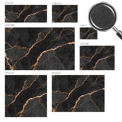 Peel and stick fototapet med marmorvener