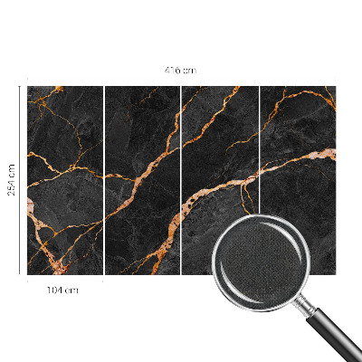 Peel and stick fototapet med marmorvener