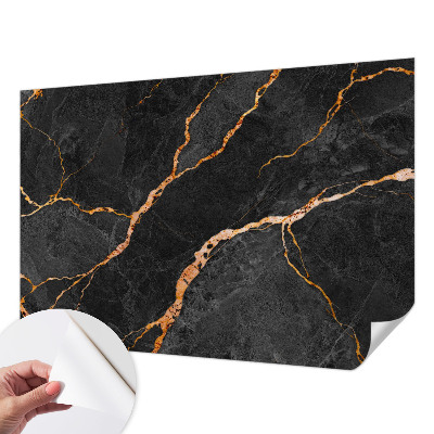Peel and stick fototapet med marmorvener