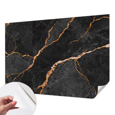 Peel and stick fototapet med marmorvener