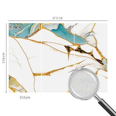 3D fototapet med motiv av elegant marmor