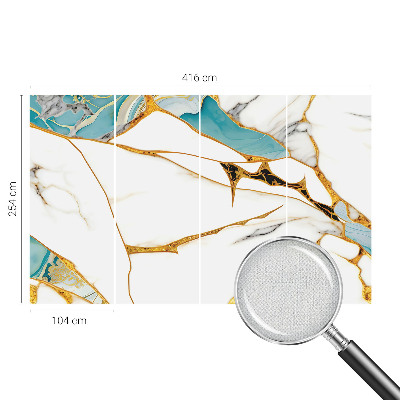 3D fototapet Marmorns elegans