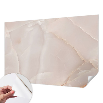 Fototapet barnrum i rosa marmormönster