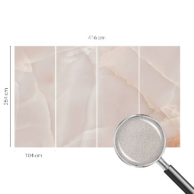 Fototapet barnrum i rosa marmormönster