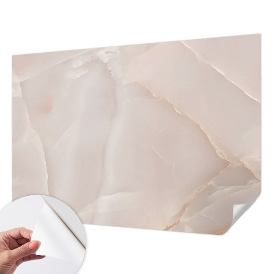Fototapet barnrum i rosa marmormönster