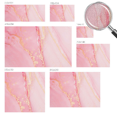 Självhäftande fotovägg med en pastellfärgad abstrakt design