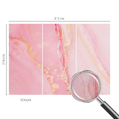 Självhäftande fotovägg med en pastellfärgad abstrakt design