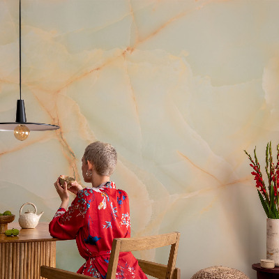 Peel and stick fototapet med motiv av marmor i elegant stil
