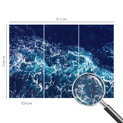 Fototapet barnrum Havsvågor