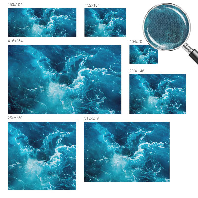 Fototapet för barn Havsvirvlar