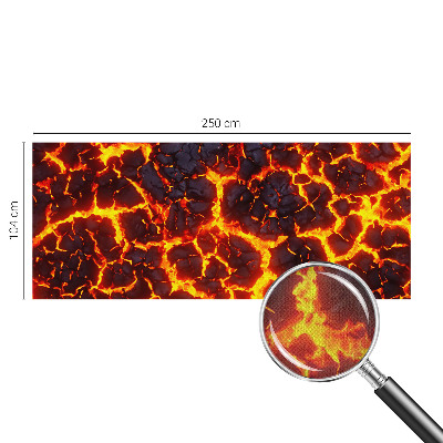 Självhäftande fototapet Stark magma