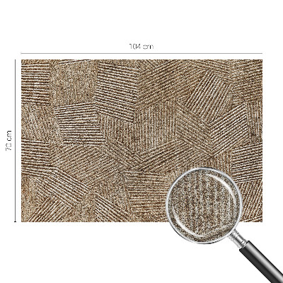 Fototapet barnrum med ett mönster av strukturella linjer