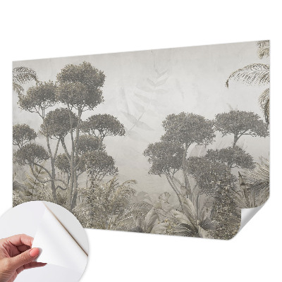 Självhäftande fototapet Tropisk djungel