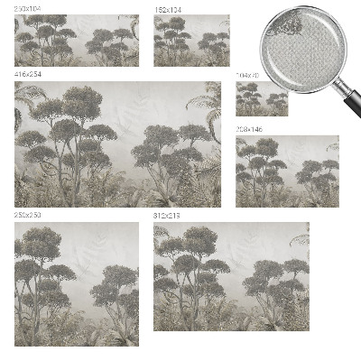 Självhäftande fototapet Tropisk djungel