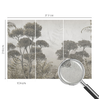 Självhäftande fototapet Tropisk djungel