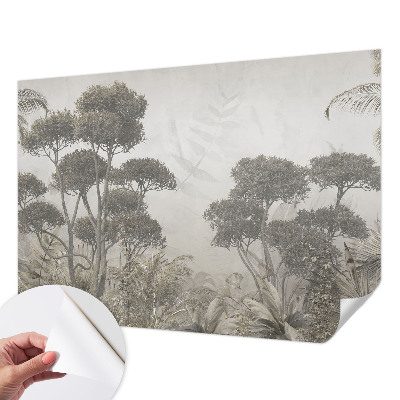 Självhäftande fototapet Tropisk djungel