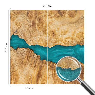 Fototapet för barn Trä och harts