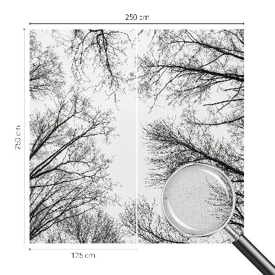 Peel and stick fototapet med motiv av enstaka grenar