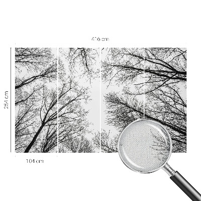 Peel and stick fototapet med motiv av enstaka grenar