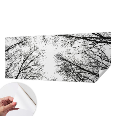 Peel and stick fototapet med motiv av enstaka grenar