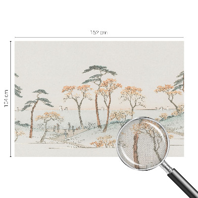 Självhäftande fototapet Fridfullt landskap