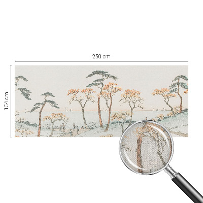 Självhäftande fototapet Fridfullt landskap