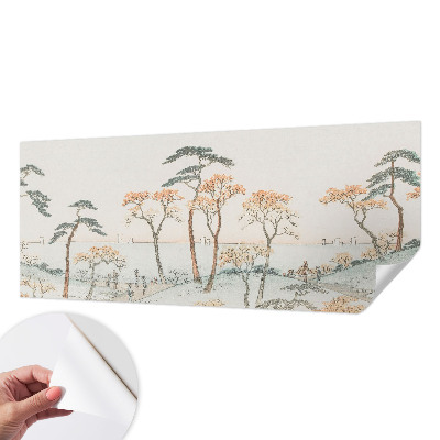 Självhäftande fototapet Fridfullt landskap