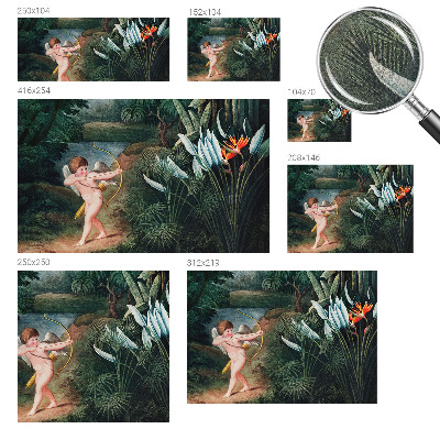 Fototapet barnrum Bedårande Cupid