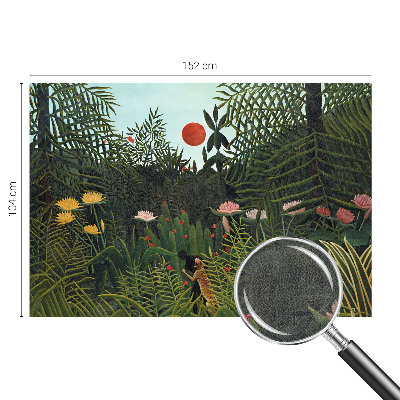 Peel and stick fototapet med exotiskt landskap
