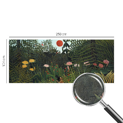 Peel and stick fototapet med exotiskt landskap