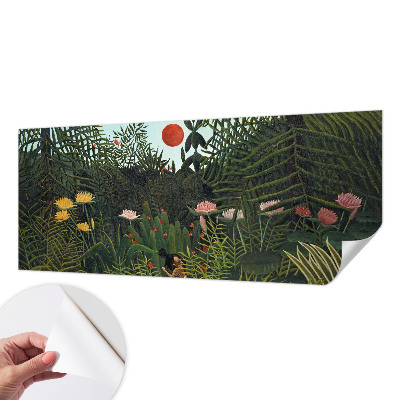 Peel and stick fototapet med exotiskt landskap