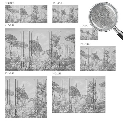 3D fototapet Atmosfärisk natur