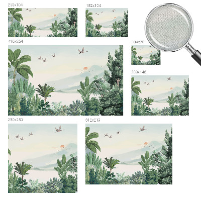 Fototapet barn Tropisk oas