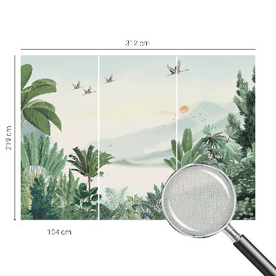 Fototapet barn Tropisk oas