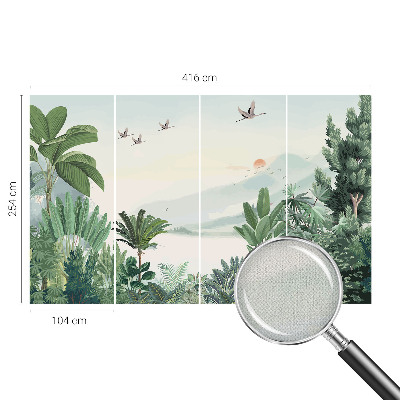 Fototapet barn Tropisk oas