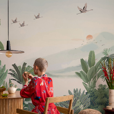 Fototapet barn Tropisk oas