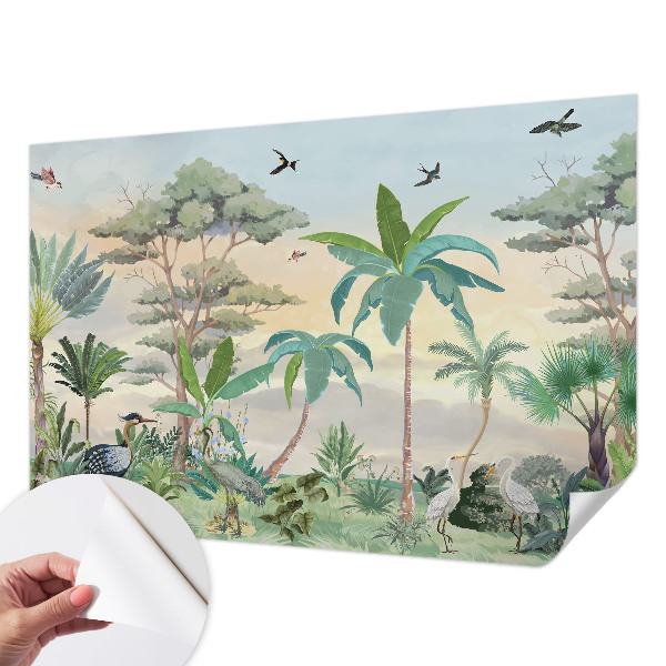 Fototapet barnrum Exotisk flora