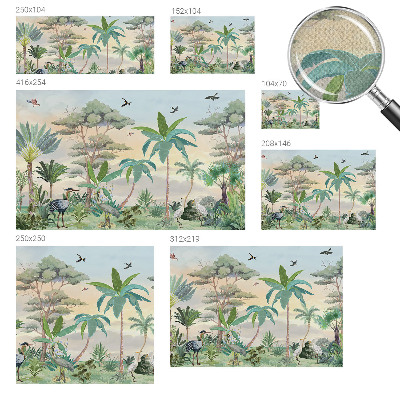 Fototapet barnrum Exotisk flora