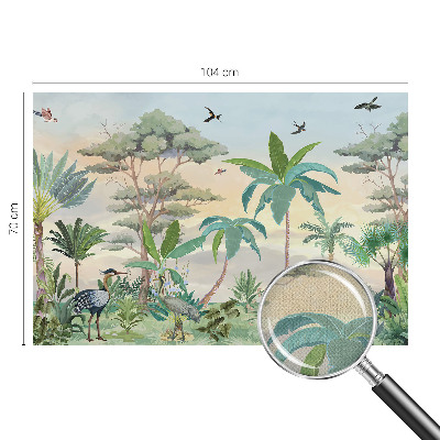 Fototapet barnrum Exotisk flora