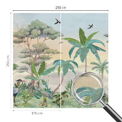 Fototapet barnrum Exotisk flora