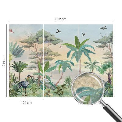 Fototapet barnrum Exotisk flora